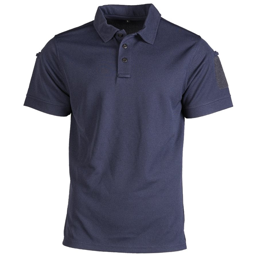 Polo táctico MIL-TEC manga corta secado rápido con panel VELCRO y dos bolsillos