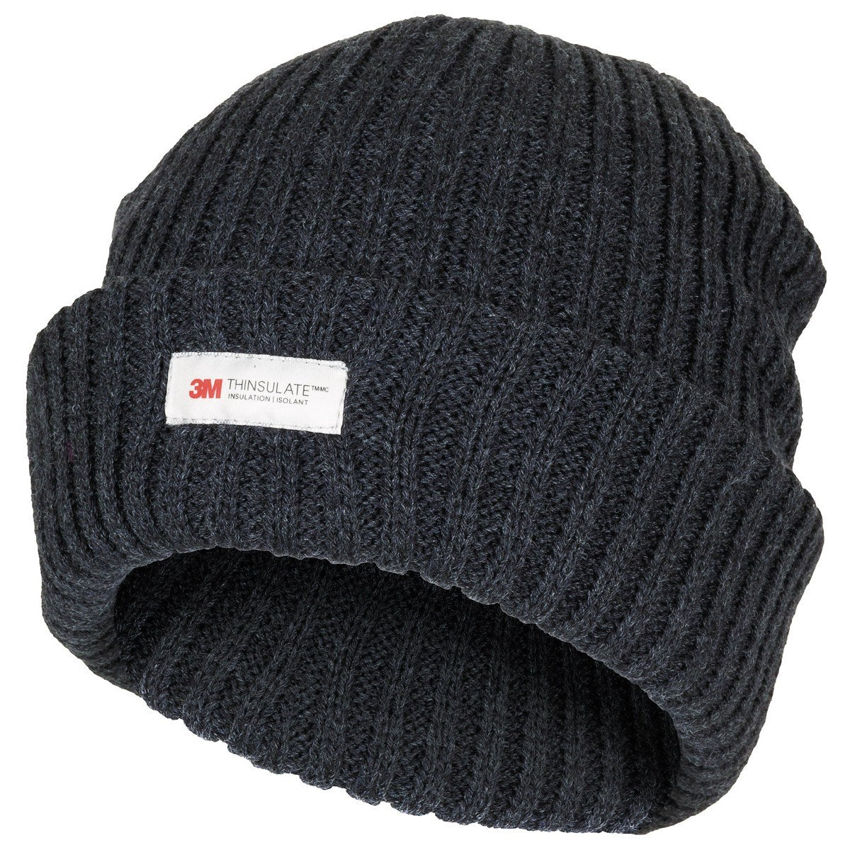 Gorro de punto Acryl ALASKA negro con membrana 3M Thinsulate