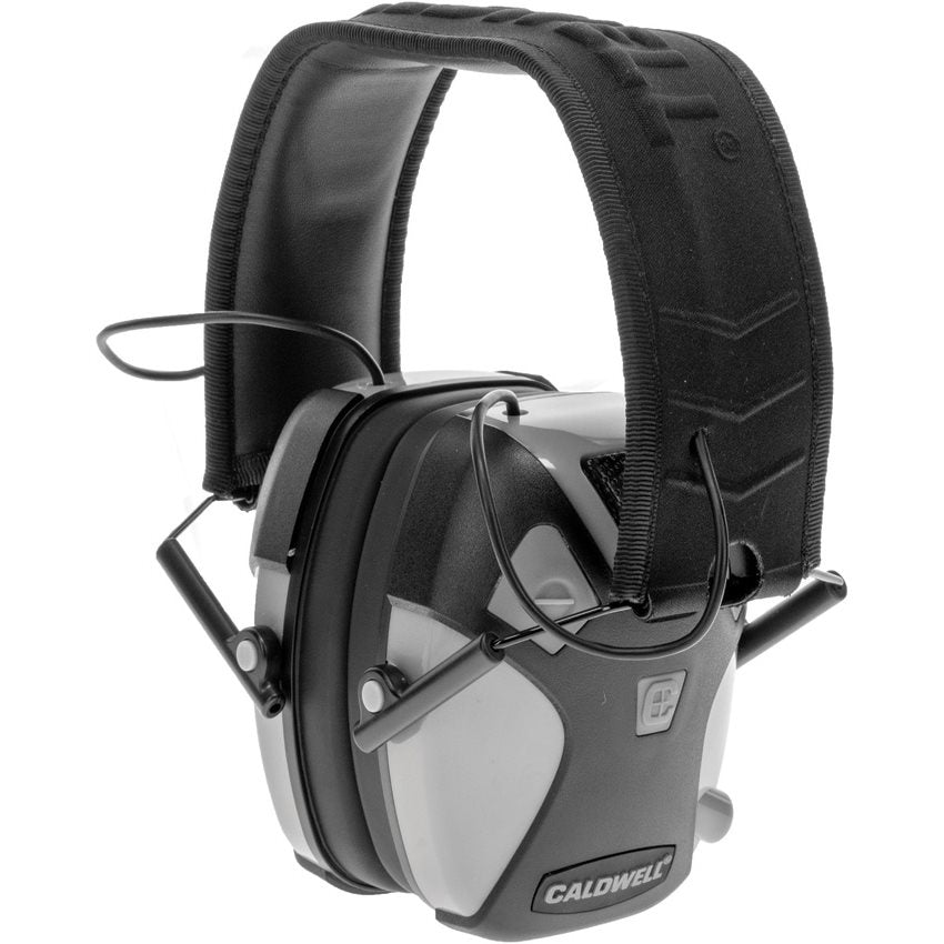 Auriculares electrónicos E-MAX PRO gris, perfil bajo con reducción de ruido 23 dB y entrada estéreo