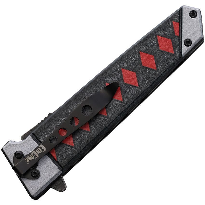 Cuchillo plegable SAMURAI hoja tanto acero 420, cachas de nylon, LinerLock y flipper