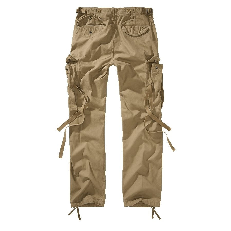 Pantalones M65 para mujer color arena (camel) - corte holgado