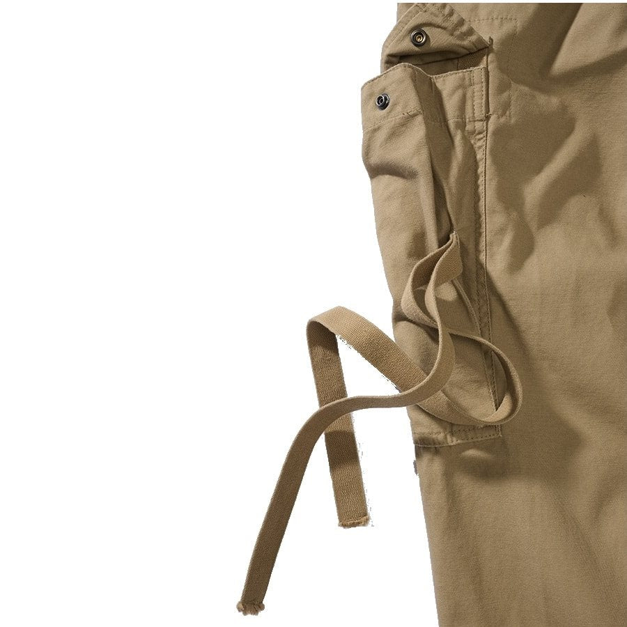 Pantalones M65 para mujer color arena (camel) - corte holgado