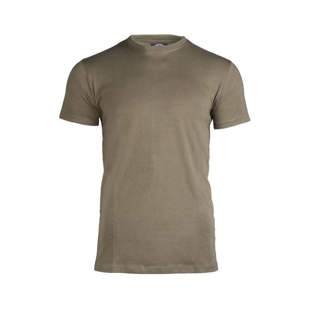 Camiseta verde estilo US Army de manga corta, 100% algodón, referencia 11011001