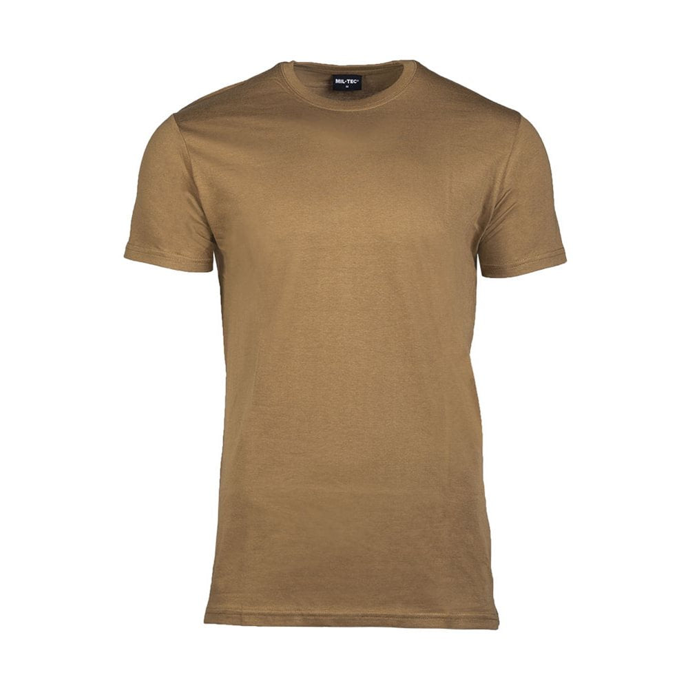 Camiseta US STYLE COYOTE manga corta color coyote, algodón 100%