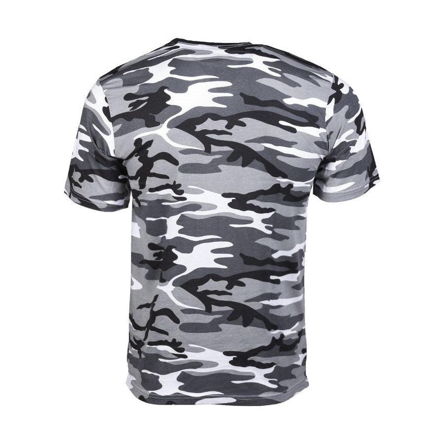 Camiseta METRO URBAN manga corta camuflaje 100% algodón 130 g/m2