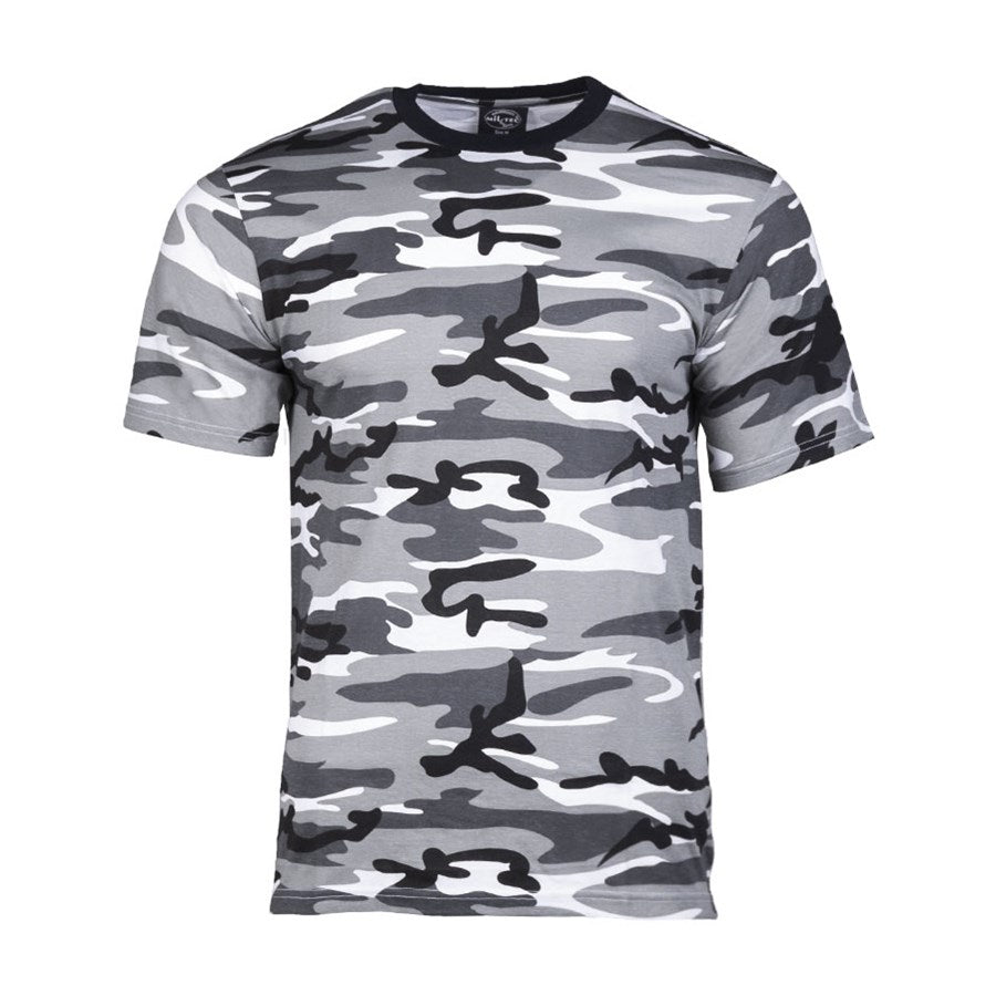 Camiseta METRO URBAN manga corta camuflaje 100% algodón 130 g/m2