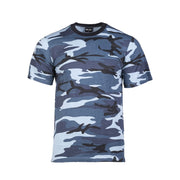 Camiseta SKY BUE CAMO manga corta 100% algodón 130 g/m2