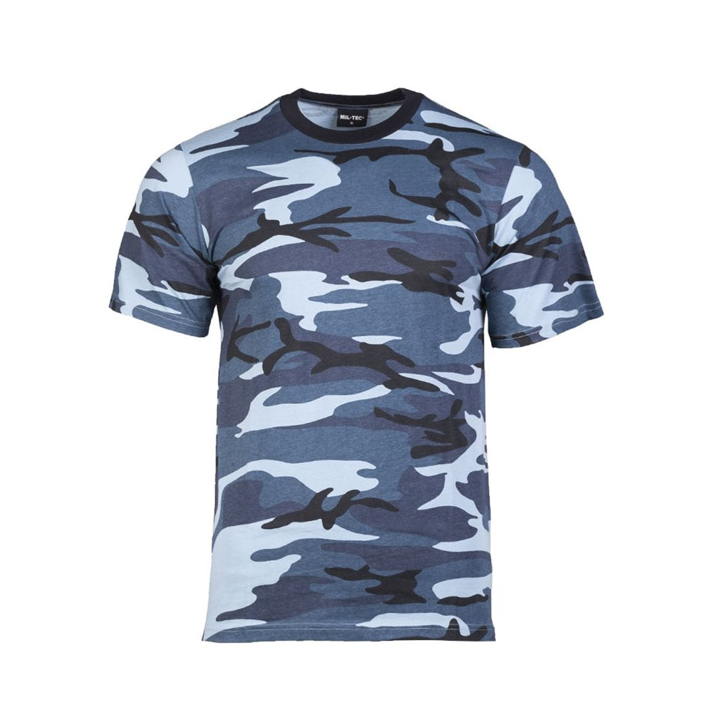 Camiseta SKY BUE CAMO manga corta 100% algodón 130 g/m2