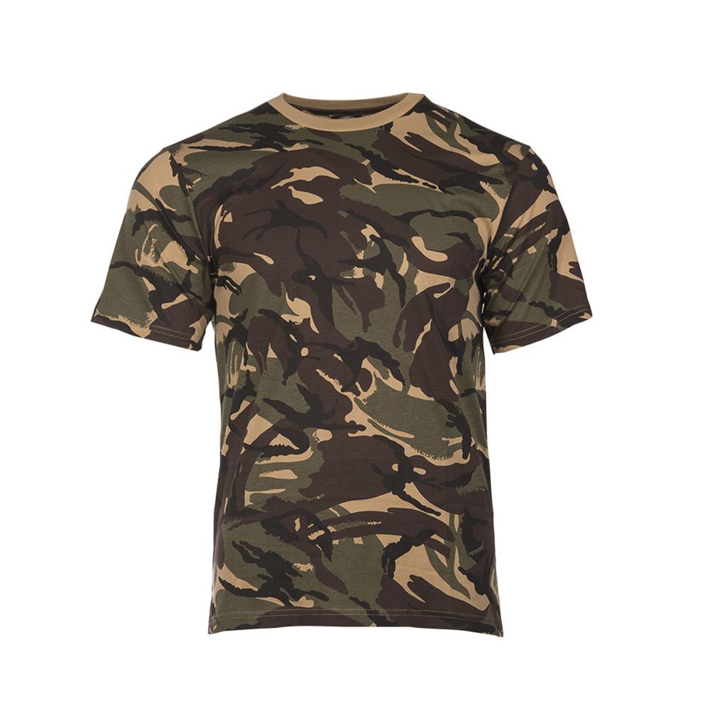 Camiseta DPM manga corta camuflaje, 100% algodón, 130 g/m²