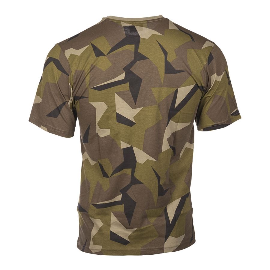 Camiseta Mil-Tec manga corta camuflaje sueco 100% algodón