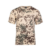Camiseta TROPENTARN camuflaje, manga corta, 100% algodón