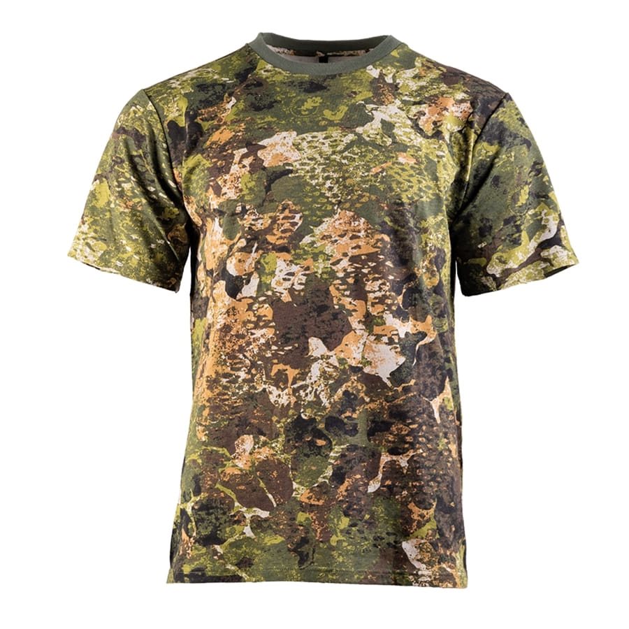 Camiseta CIV-TEC WASP Z3A manga corta camuflaje, 100% algodón 180 g/m²