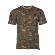 Camiseta manga corta DIGITAL WOODLAND camuflaje MARPAT 100% algodón
