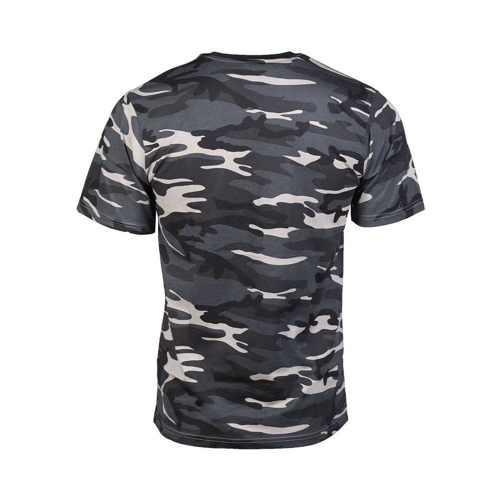 Camiseta de manga corta 100% algodón, corte moderno, 130 g/m²