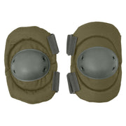 Protectores de codo verdes con sujeción de velcro