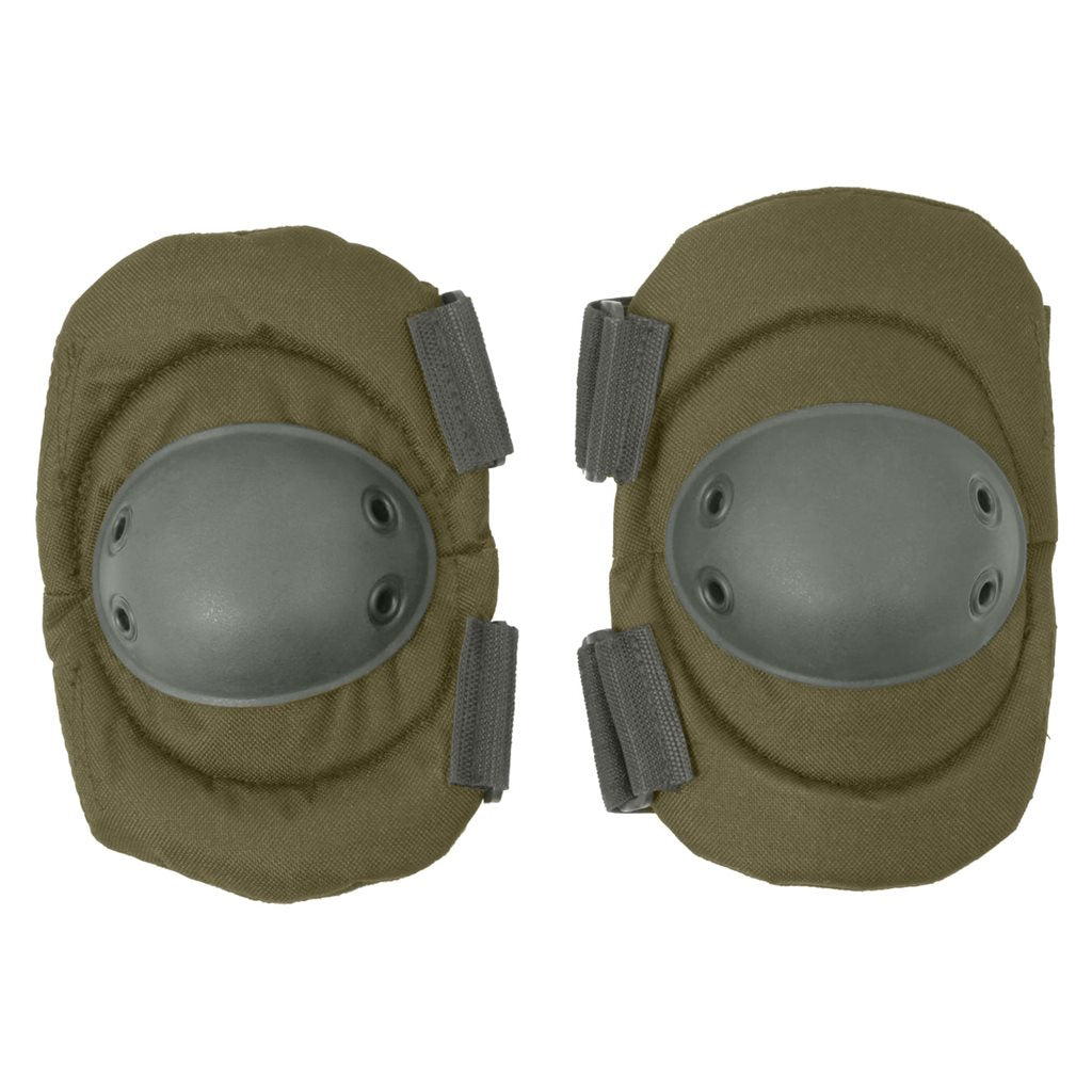 Protectores de codo verdes con sujeción de velcro