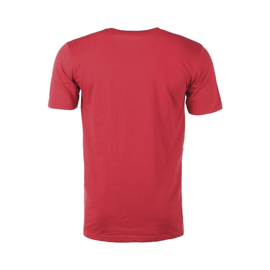 Camiseta roja de manga corta con motivo TOP GUN en el pecho