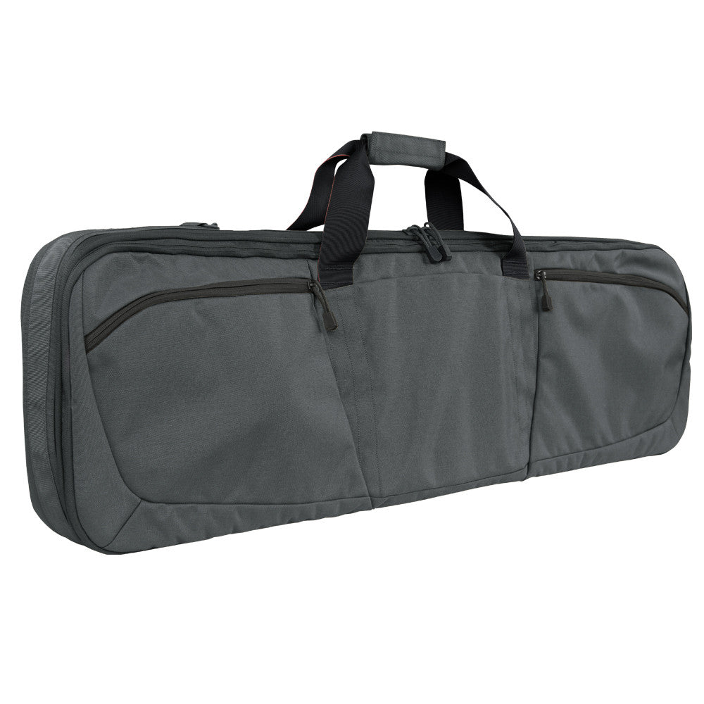 Bolsa para rifle JAVELIN negra vista frontal, funda para arma larga con interior VELCRO