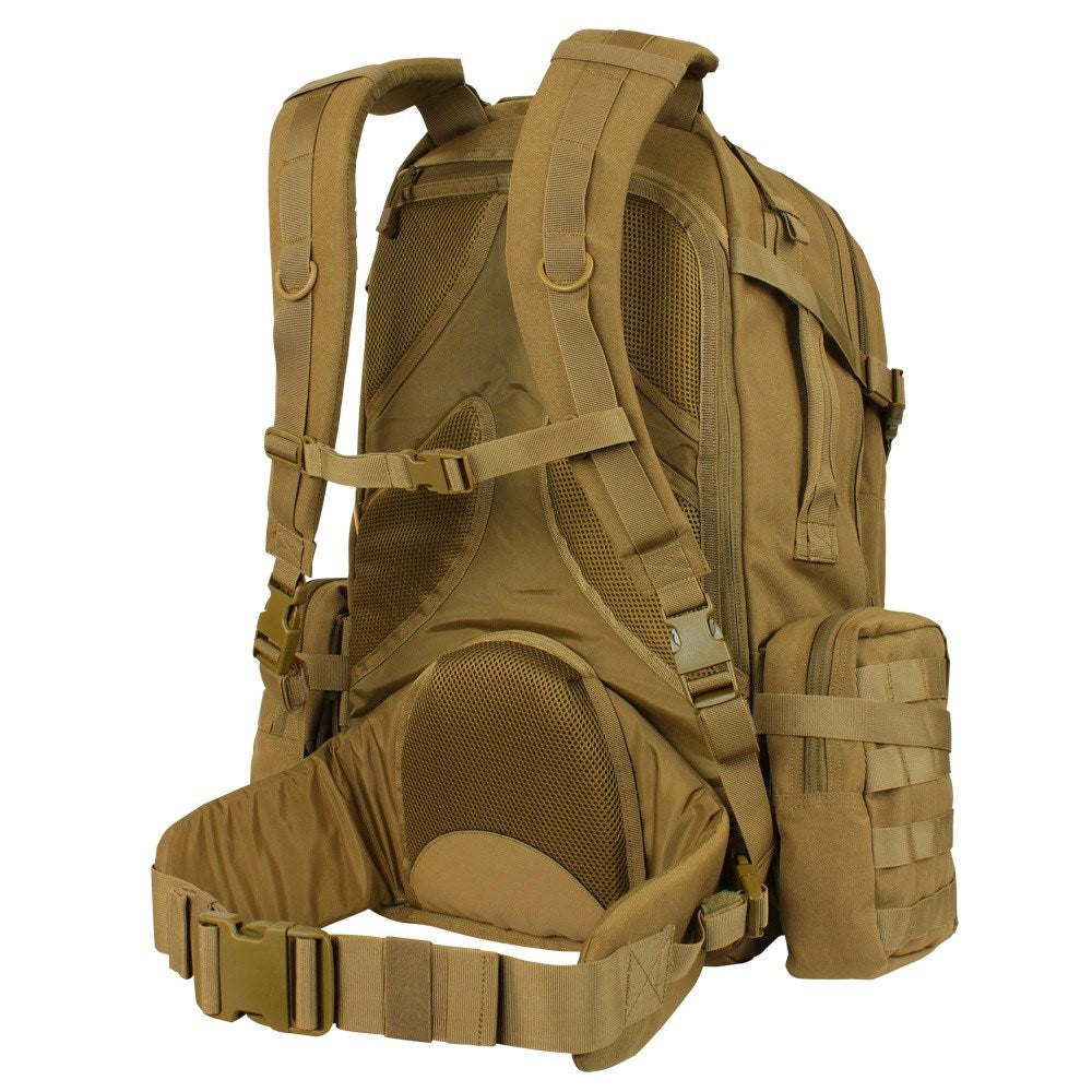 Mochila táctica ORION ASSAULT negra vista frontal