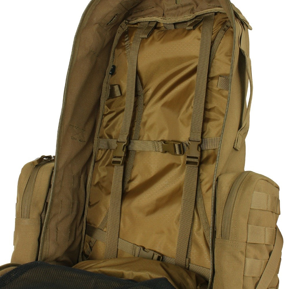 Mochila táctica ORION ASSAULT negra vista frontal