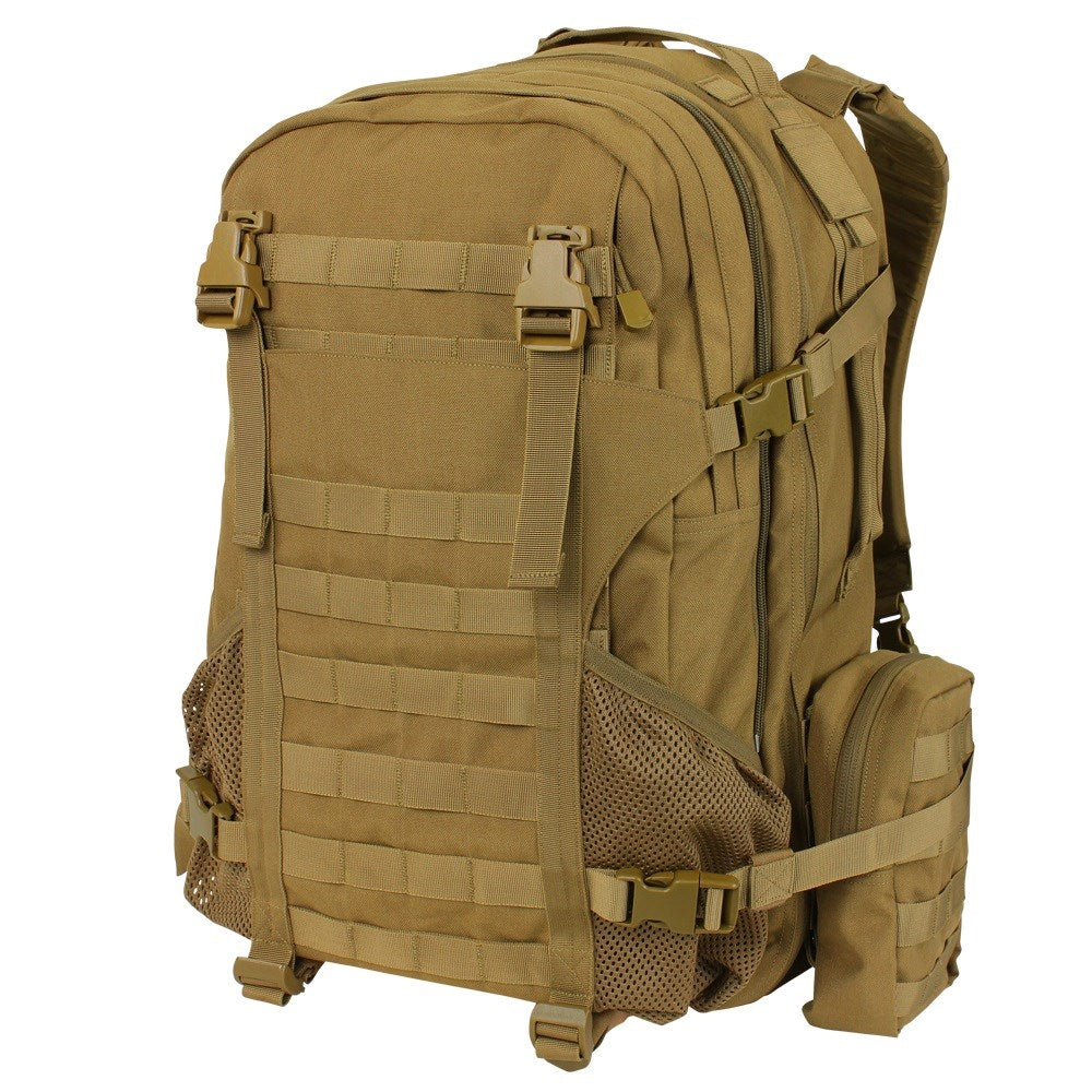 Mochila táctica ORION ASSAULT negra vista frontal