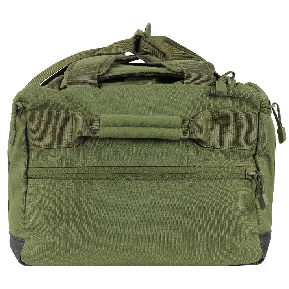 Bolsa de viaje CENTURION verde 46 L convertible a mochila con tirantes acolchados guardables