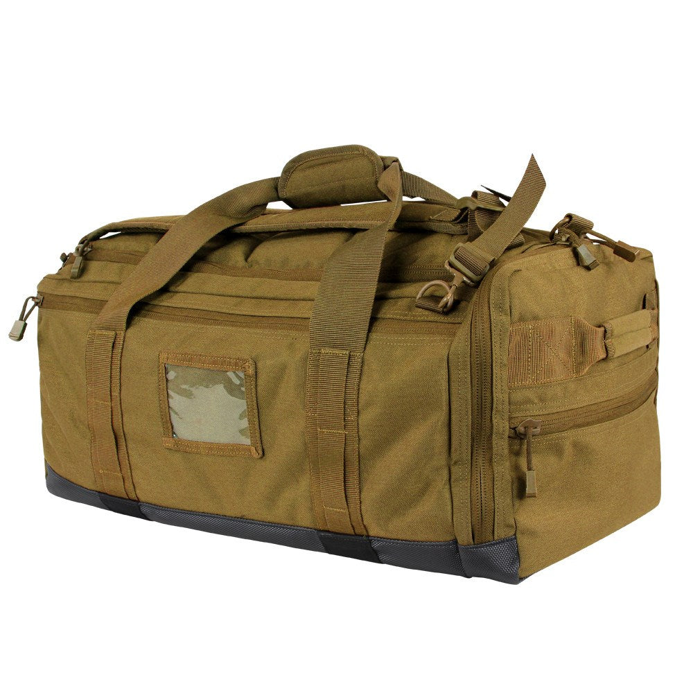Bolsa de viaje CENTURION verde 46 L, convertible en mochila con correas acolchadas guardables