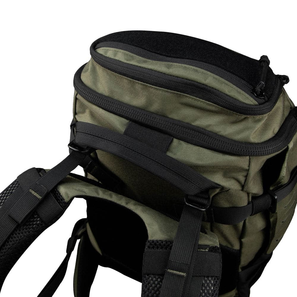 Mochila NOMAD 25l negra en nylon Cordura 500D con cremalleras YKK y hebillas Duraflex