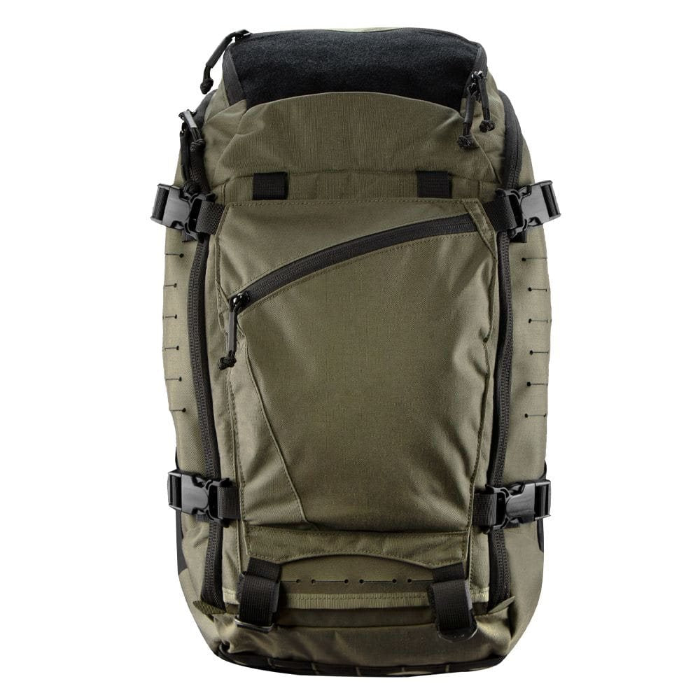 Mochila NOMAD 25l negra en nylon Cordura 500D con cremalleras YKK y hebillas Duraflex