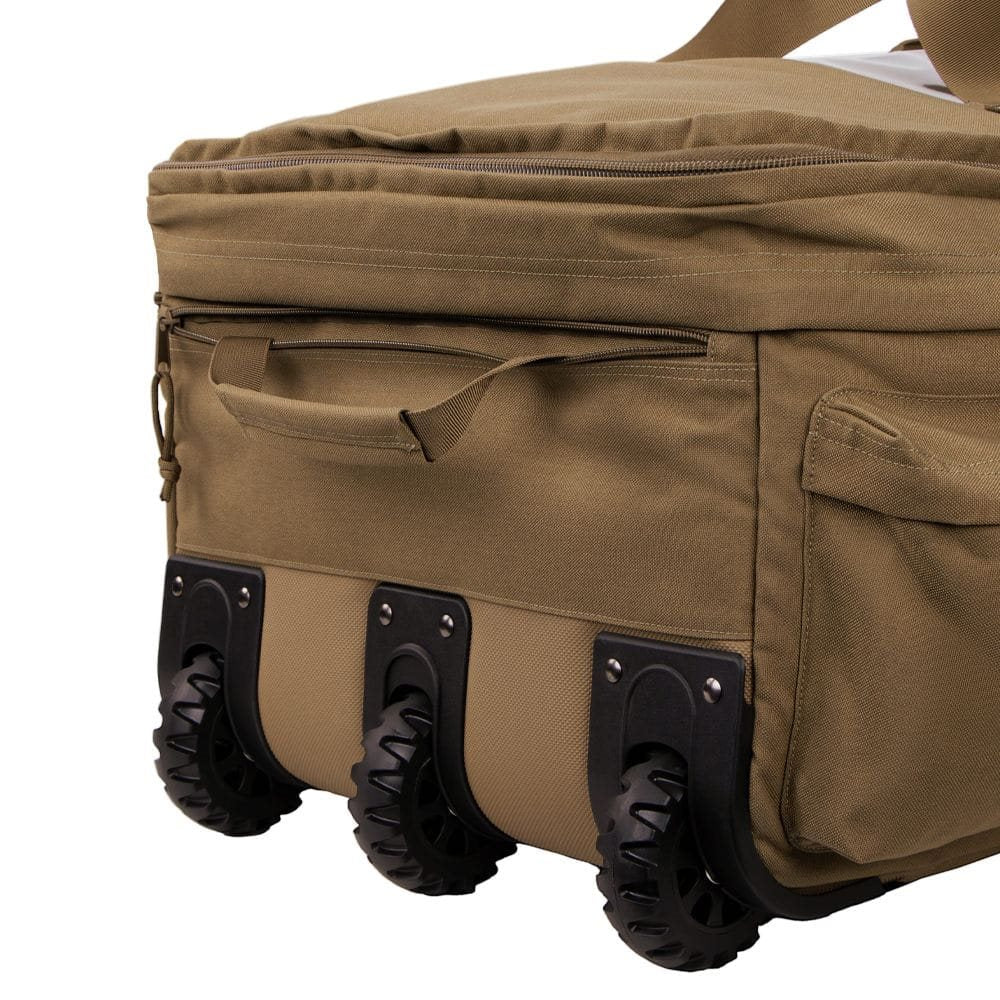 Bolsa de transporte HAUL 37" negra con ruedas y múltiples bolsillos - 145 L