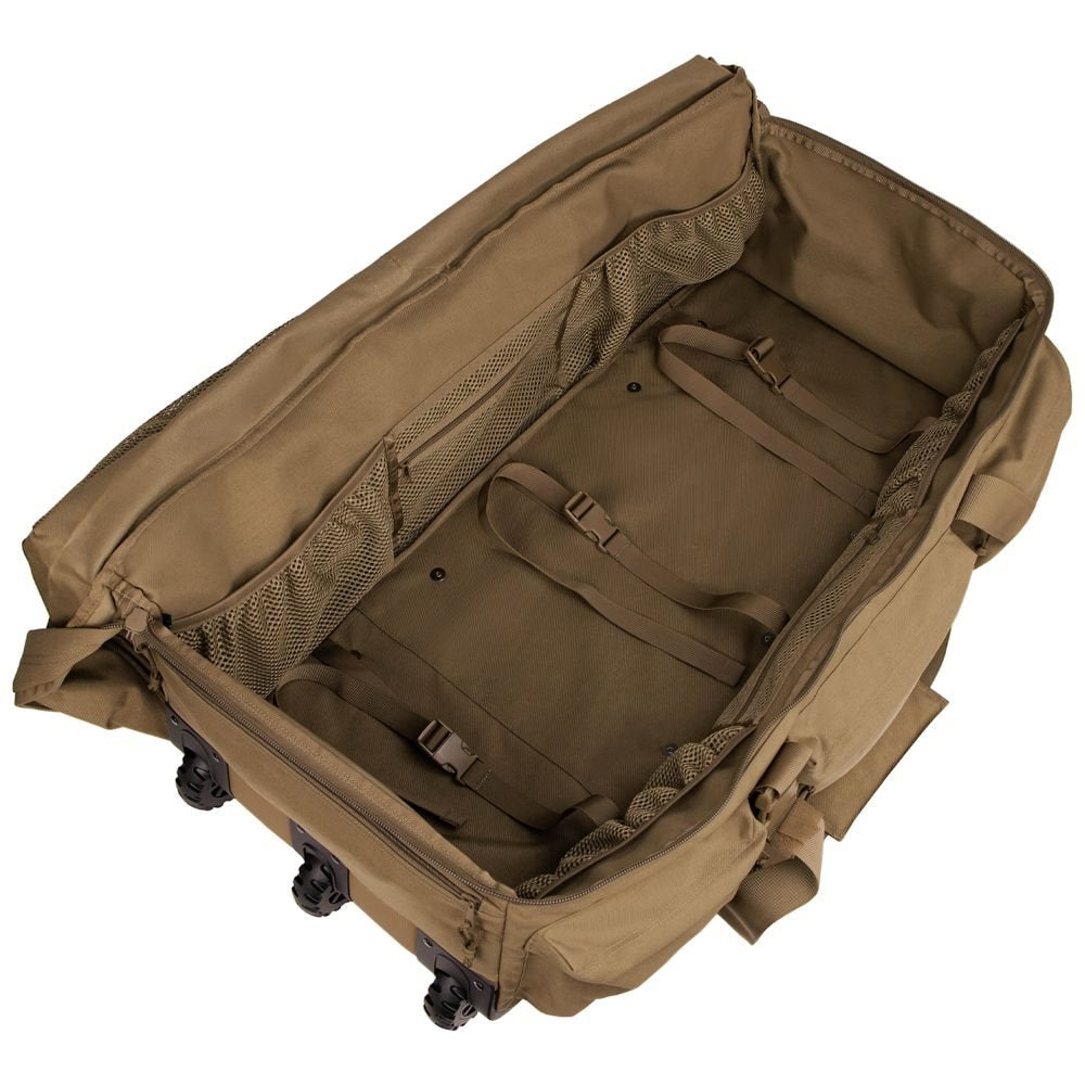 Bolsa de transporte HAUL 37" negra con ruedas y múltiples bolsillos - 145 L
