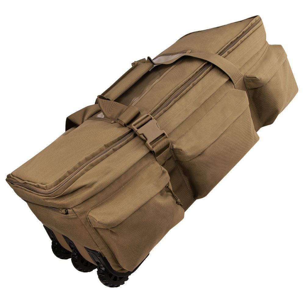 Bolsa de transporte HAUL 37" negra con ruedas y múltiples bolsillos - 145 L