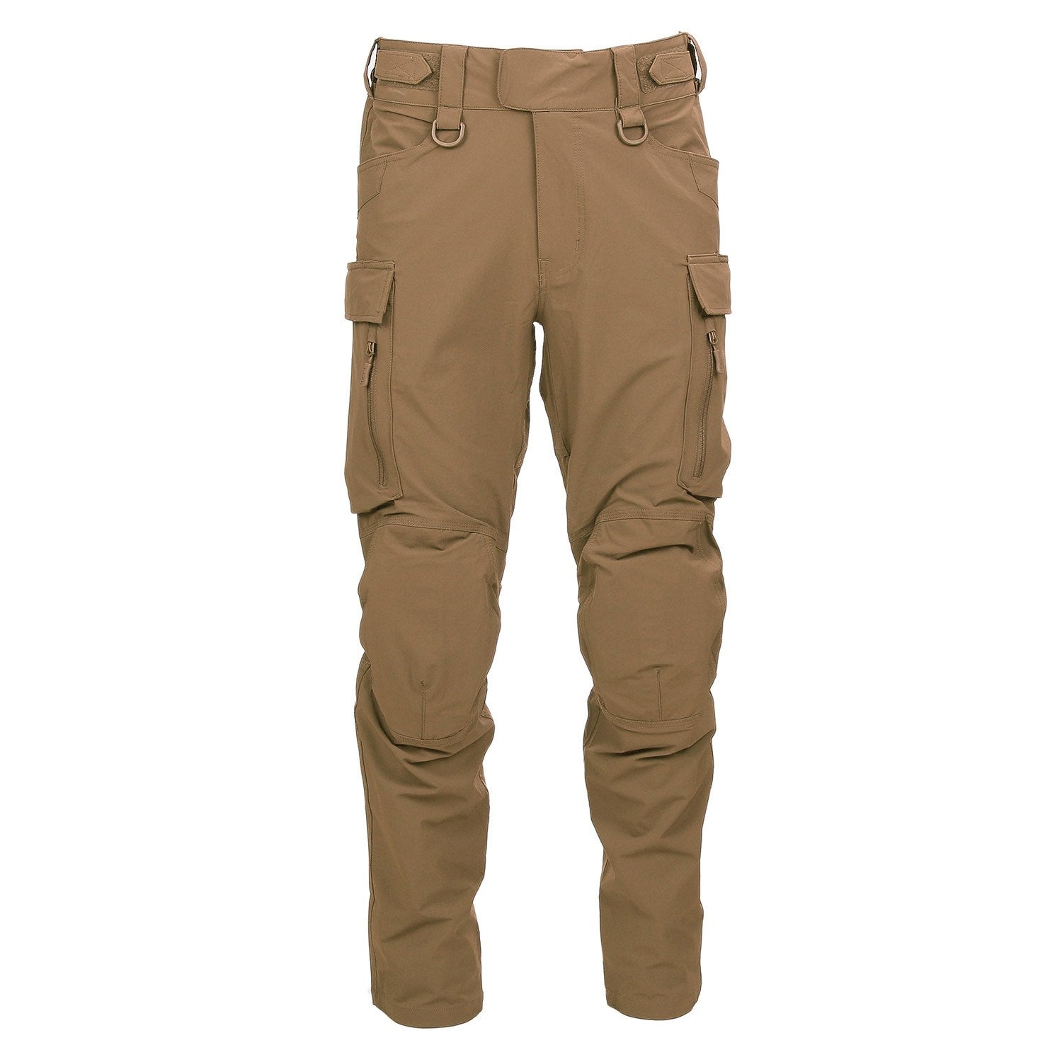 Pantalones ECHO THREE COYOTE color coyote, multifunción, 10 bolsillos, refuerzos