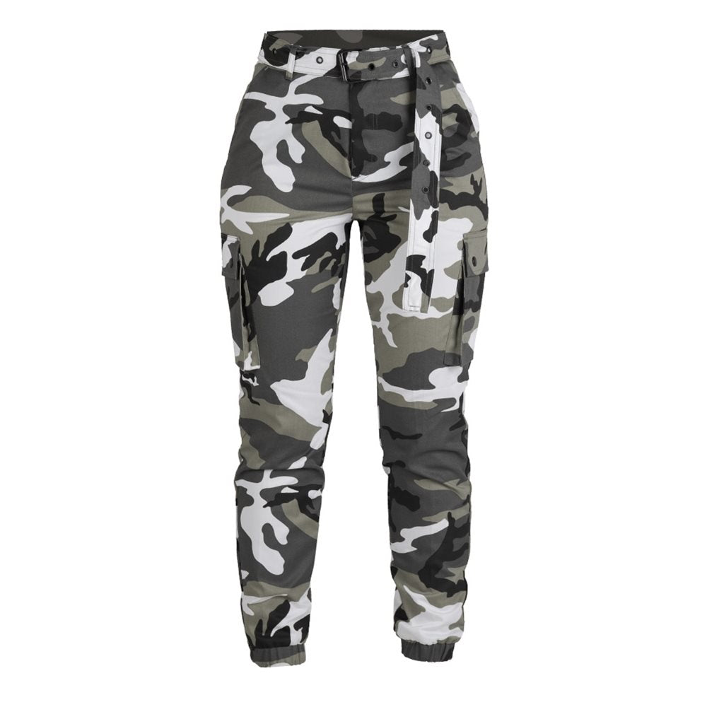 Pantalones militares mujer MIL-TEC Army Urban con bolsillos cargo y cinturón
