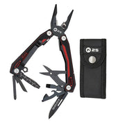 Alicates multifunción 11153 G10 rojo y negro, acero 7Cr17MoV y G10