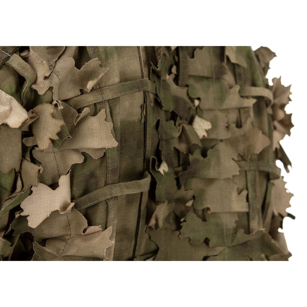 Traje de camuflaje GHILLIE BASE LEAF de Invader Gear - minimalista y ligero