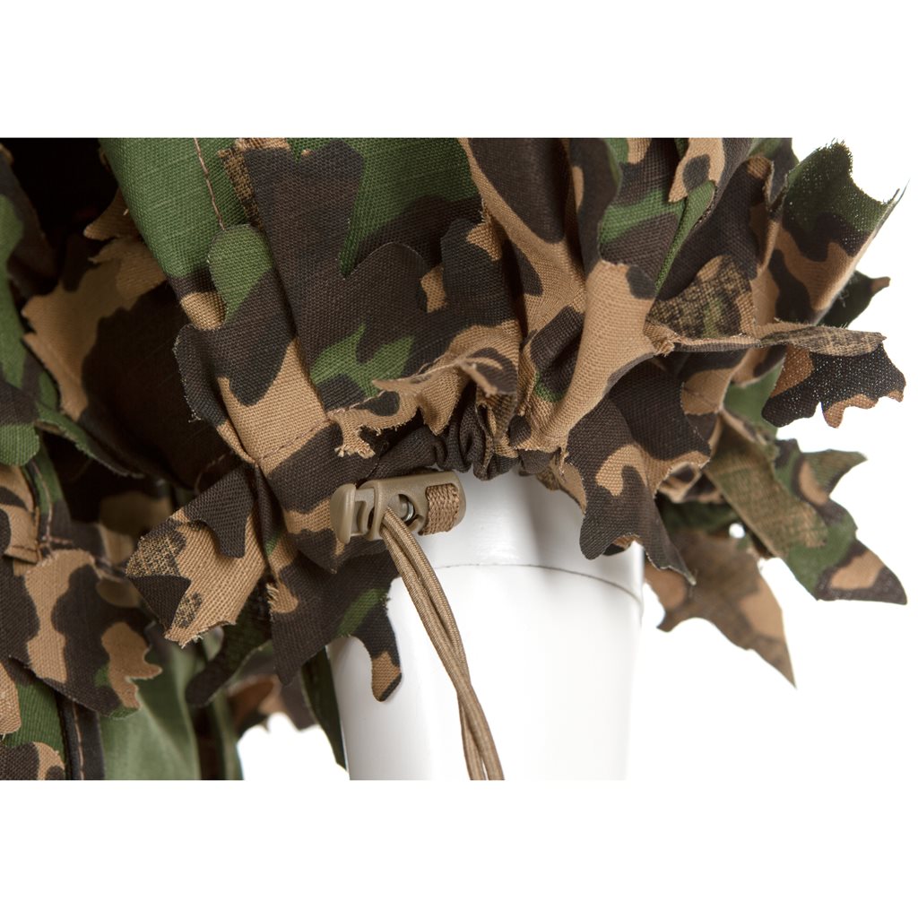 Traje de camuflaje GHILLIE BASE LEAF de Invader Gear - minimalista y ligero