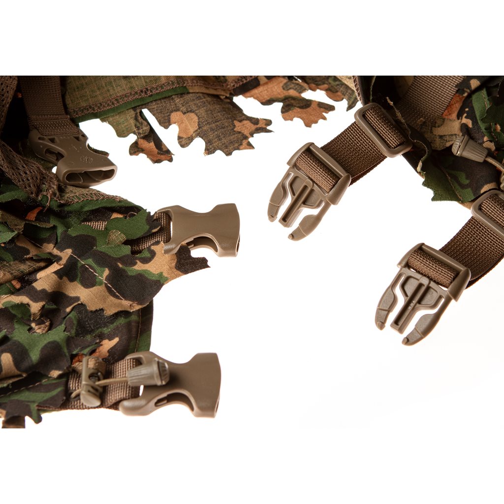 Traje de camuflaje GHILLIE BASE LEAF de Invader Gear - minimalista y ligero