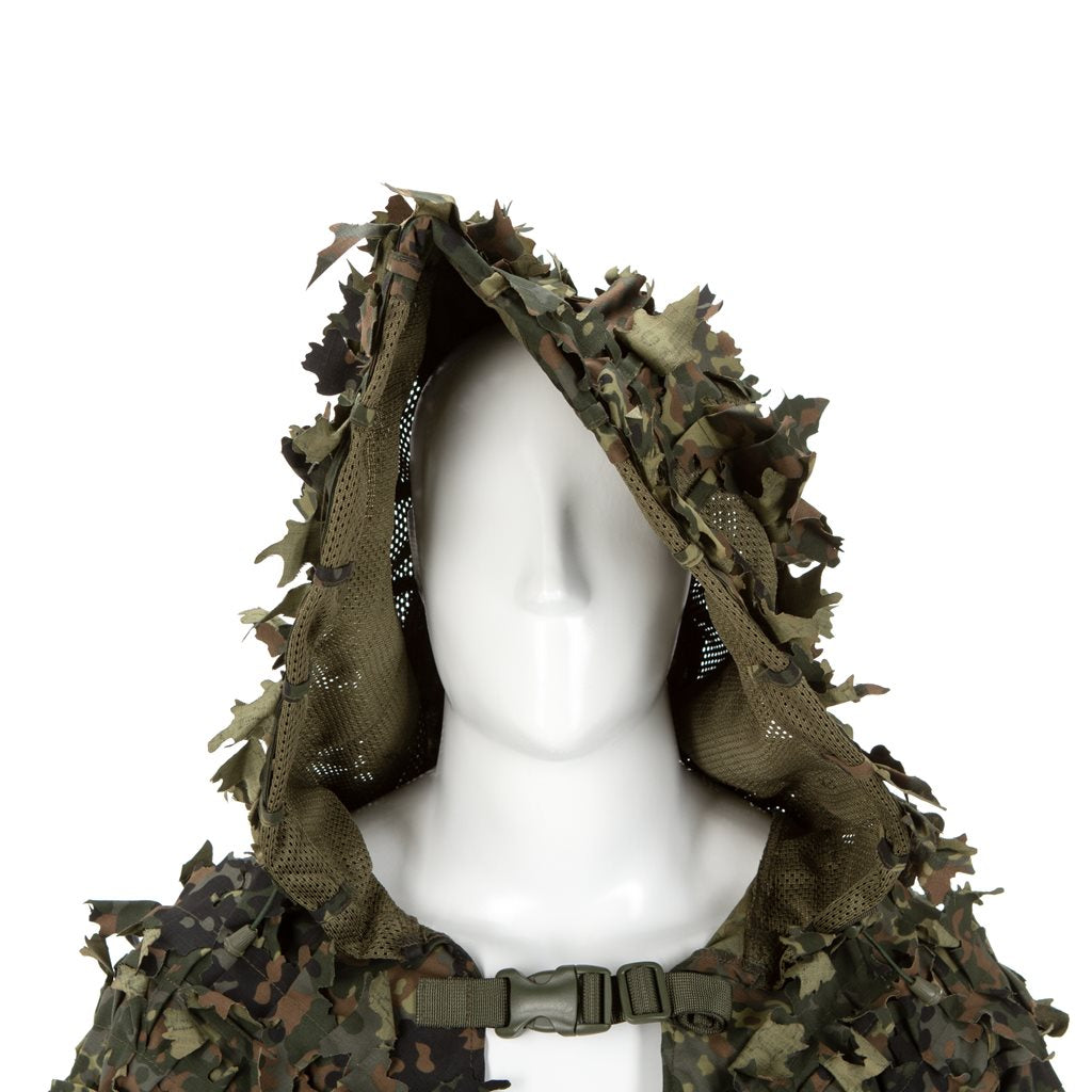 Traje de camuflaje GHILLIE BASE LEAF de Invader Gear - minimalista y ligero