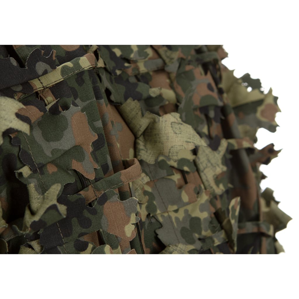 Traje de camuflaje GHILLIE BASE LEAF de Invader Gear - minimalista y ligero
