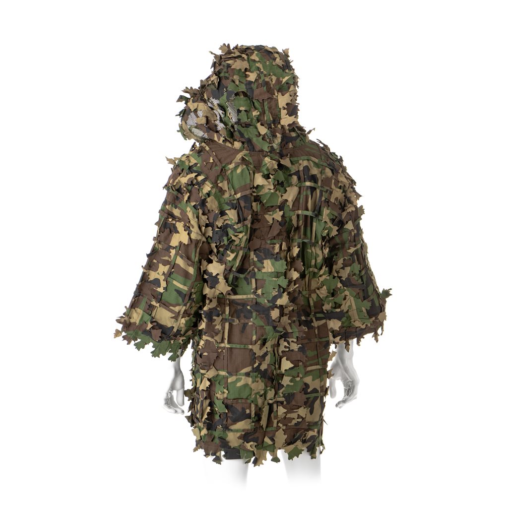 Traje de camuflaje GHILLIE BASE LEAF de Invader Gear - minimalista y ligero