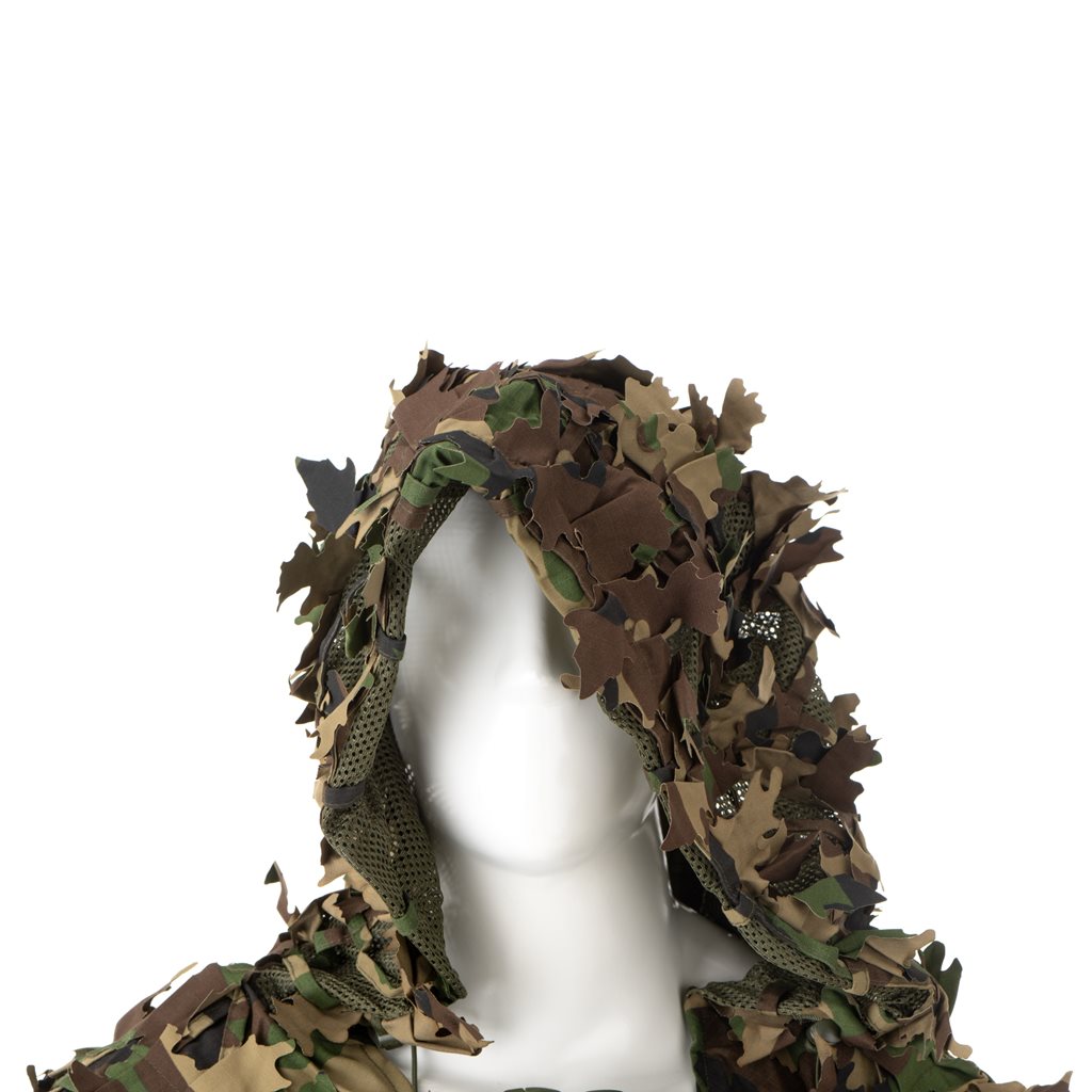 Traje de camuflaje GHILLIE BASE LEAF de Invader Gear - minimalista y ligero