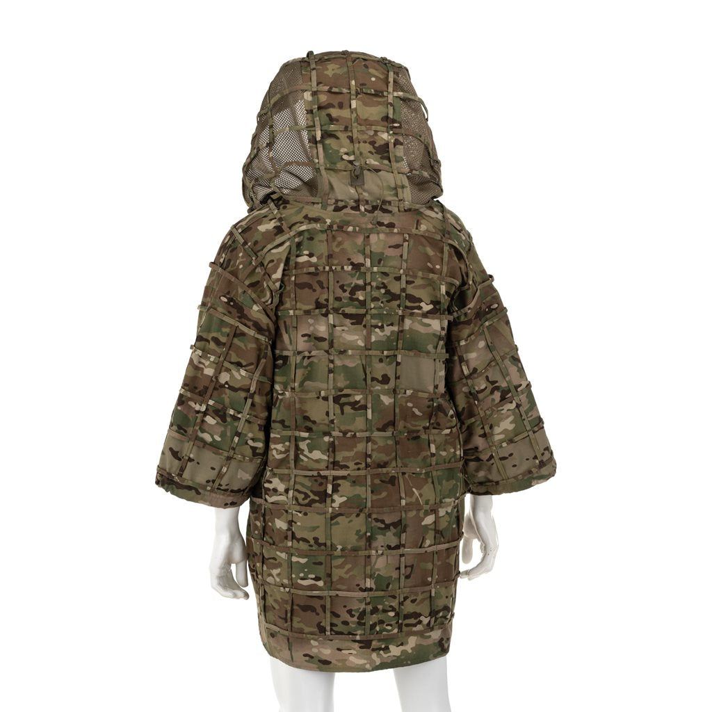 Capa de camuflaje GHILLIE BASE PLAIN de Invader Gear, diseño minimalista y ligero