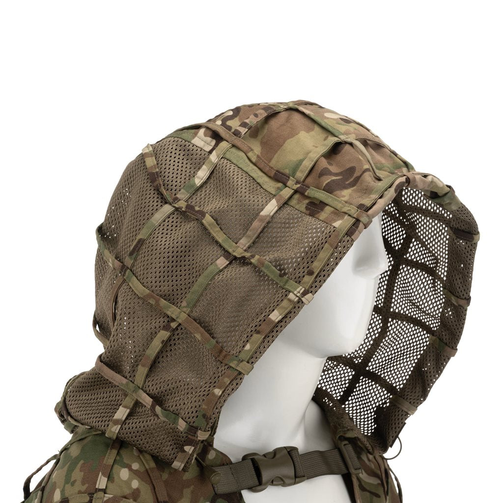 Capa de camuflaje GHILLIE BASE PLAIN de Invader Gear, diseño minimalista y ligero