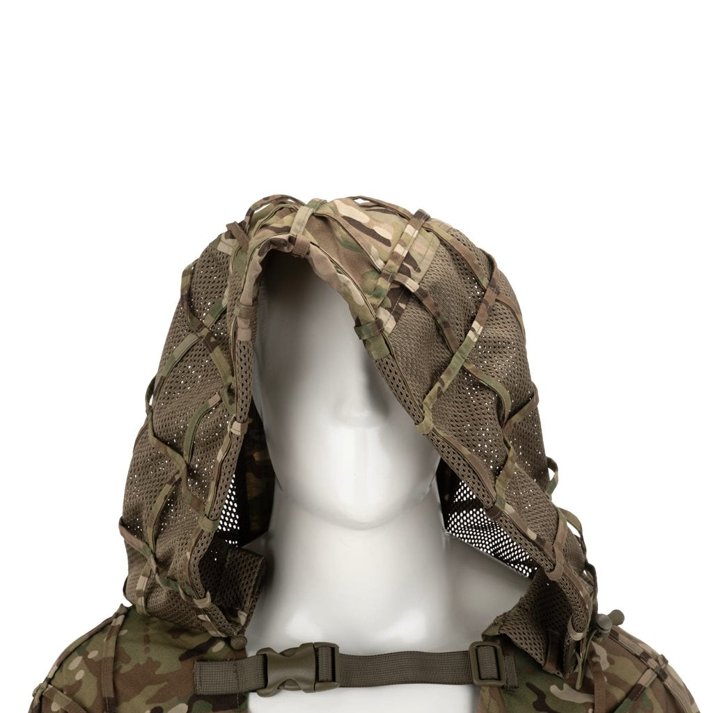 Capa de camuflaje GHILLIE BASE PLAIN de Invader Gear, diseño minimalista y ligero
