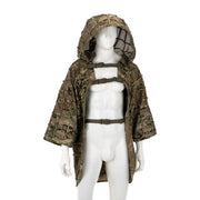 Capa de camuflaje GHILLIE BASE PLAIN de Invader Gear, diseño minimalista y ligero