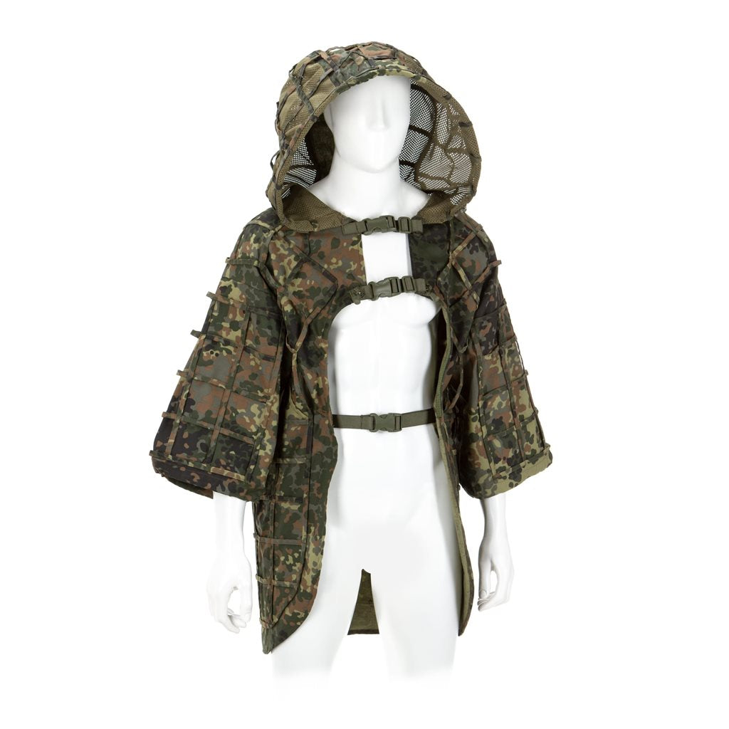 Disfraz ghillie minimalista y ligero GHILLIE BASE PLAIN de Invader Gear