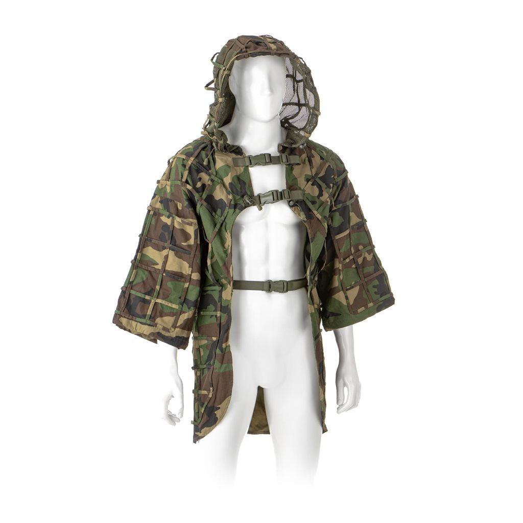 Disfraz ghillie minimalista y ligero GHILLIE BASE PLAIN de Invader Gear