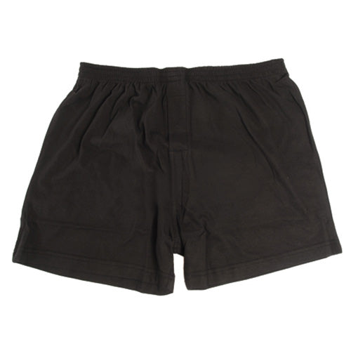 Boxers negros para hombre 100% algodón - corte amplio y cinturilla ancha