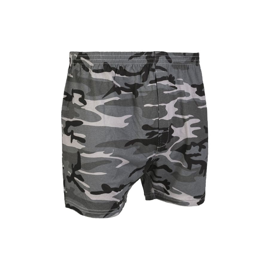 Boxer masculino estilo militar BW en algodón 100%, corte amplio y cintura elástica